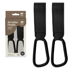 Sipo Háčky na kočárek, 2ks, černá Sipo Háčky na kočárek, 2ks, černá