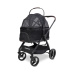 Wonderfold Pet Kočárek P3 pro psy 2v1 do 22,7 kg (kočárek+přepravní taška) jet black