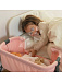 Smoby Postýlka pro panenku Pink Maxi-Cosi&Quinny Co Sleeping Bed  pro 38 cm panenku 4 výškové pozice