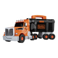 Smoby Kamion s pracovním kufříkem a nářadím Bricolo Truck Black&Decker  s mechanickou vrtačkou 60 doplňků