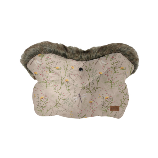 Rukavice na kočárek Luxury Secret Garden Beige