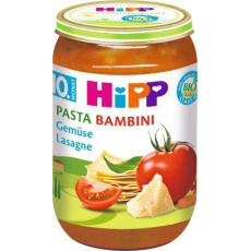 HiPP BIO PASTA BAMBINI Zeleninové lasagne, 220 g - zeleninový příkrm