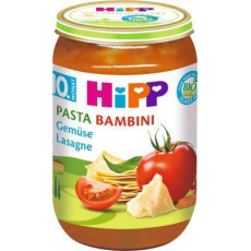 HiPP BIO PASTA BAMBINI Zeleninové lasagne, 220 g - zeleninový příkrm HiPP BIO PASTA BAMBINI Zeleninové lasagne, 220 g - zeleninový příkrm