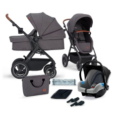 KINDERKRAFT Kočárek kombinovaný B-tour Lite 3v1 Dark Grey KINDERKRAFT Kočárek kombinovaný B-tour Lite 3v1 Dark Grey