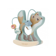 Liška se spirálou dřevěná Forest Friends