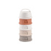 Sada kelímků na sušené mléko / svačinu Cotton White / Terracotta