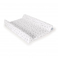 CEBA BABY Potah na přebalovací podložku 50x70-80 cm 2 ks Light Grey+Grey Stars