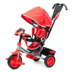 Dětská tříkolka s LED světly Baby Mix Lux Trike červená