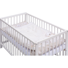 Scarlett Dětská postýlka s kompletní výbavou Scarlett Toro 120 x 60 cm - béžová