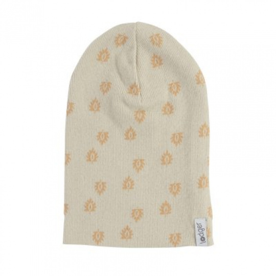 LODGER Beanie Print Rib Birch 1 - 2 roky