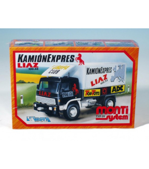 Stavebnice Monti 28 Kamionexpres Liaz 1:48 v krabici 22x15x6cm Stavebnice Monti 28 Kamionexpres Liaz 1:48 v krabici 22x15x6cm