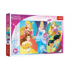 Puzzle Poznejte sladké princezny/Disney Princess 100 dílků 41x27,5cm v krabici 29x19x4cm Puzzle Poznejte sladké princezny/Disney Princess 100 dílků 41x27,5cm v krabici 29x19x4cm