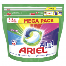 ARIEL All-in-1 PODS Color Kapsle gélové na praní, 66 praní ARIEL All-in-1 PODS Color Kapsle gélové na praní, 66 praní