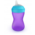Philips AVENT Hrneček Grippy s jemnou hubičkou 300 ml dívka