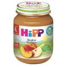 HiPP broskvový (125 g) - ovocný příkrm HiPP broskvový (125 g) - ovocný příkrm