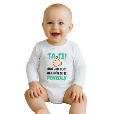 Body s potiskem New Baby Tati, ... děti se ti povedly