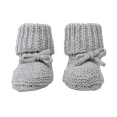 LODGER Slipper Knit Steel 0 - 6 měsíců