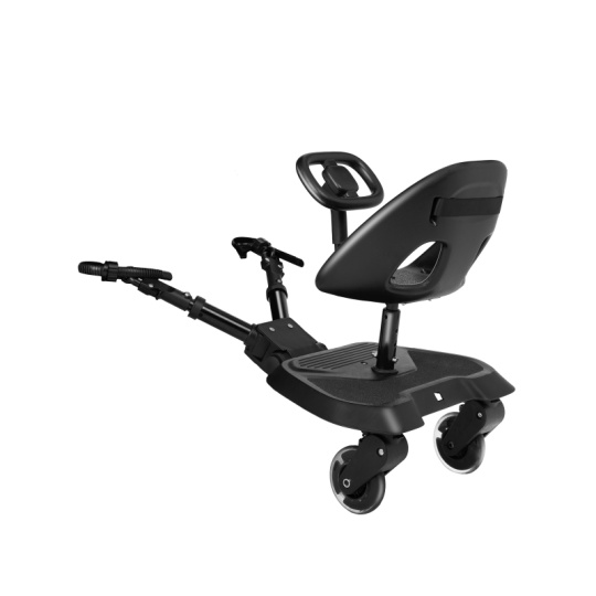 Stupátko ke kočárku se sedátkem Ally XL Black