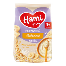 HAMI Moje první kaše nemléčná rýžová banánová 4+, 170g HAMI Moje první kaše nemléčná rýžová banánová 4+, 170g