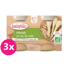 3x BABYBIO Příkrm pastinák 2x 130 g