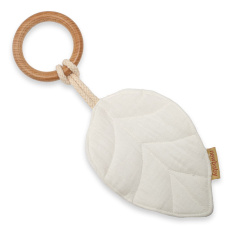 Kousátko s listy pro děti New Baby Leaf white Kousátko s listy pro děti New Baby Leaf white