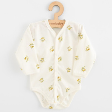 Kojenecké celorozepínací body s dlouhým rukávem z organické bavlny New Baby Olivy Kojenecké celorozepínací body s dlouhým rukávem z organické bavlny New Baby Olivy