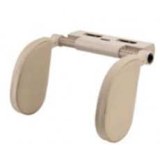 KIK Ergonomická opěrka hlavy do auta béžová KIK Ergonomická opěrka hlavy do auta béžová