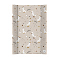 CEBA BABY Podložka přebalovací 2-hranná s pevnou deskou (50x70) Basic Crazy Ducks