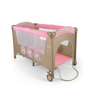 Cestovní postýlka Milly Mally Mirage pink toys Cestovní postýlka Milly Mally Mirage pink toys