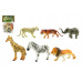 Zvířátka safari ZOO 6ks plast 10cm v sáčku