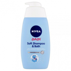 NIVEA Baby šampon a pěna do koupele 2v1 500 ml