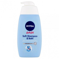 NIVEA Baby šampon a pěna do koupele 2v1 500 ml NIVEA Baby šampon a pěna do koupele 2v1 500 ml