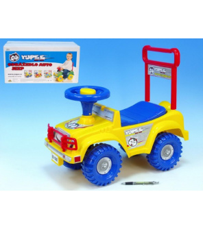 Odrážedlo auto Yupee žluté 53,5x48,3x26cm v krabici od 12 do 35 měsíců Odrážedlo auto Yupee žluté 53,5x48,3x26cm v krabici od 12 do 35 měsíců
