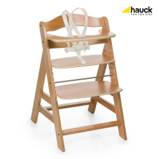 Hauck Alpha+ 2023 židlička dřevěná buková natur