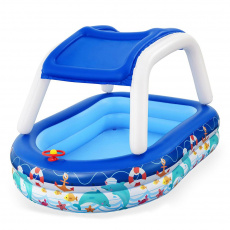Rodinný nafukovací bazén se stříškou Bestway Kapitán 213x155x132 cm Rodinný nafukovací bazén se stříškou Bestway Kapitán 213x155x132 cm