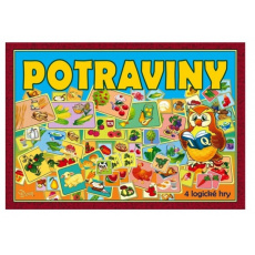 Potraviny 4 logické hry společenská hra v krabici 29x20x4cm Potraviny 4 logické hry společenská hra v krabici 29x20x4cm