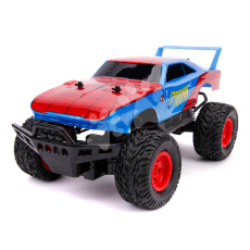 Jada Autíčko na dálkové ovládání RC Spider-Man Daytona Marvel terénní s pohonem 4 kol a odpružením délka 45 cm 1:12 od 8 let Jada Autíčko na dálkové ovládání RC Spider-Man Daytona Marvel terénní s pohonem 4 kol a odpružením délka 45 cm 1:12 od 8 let