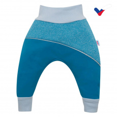 Softshellové kojenecké kalhoty New Baby modré Softshellové kojenecké kalhoty New Baby modré