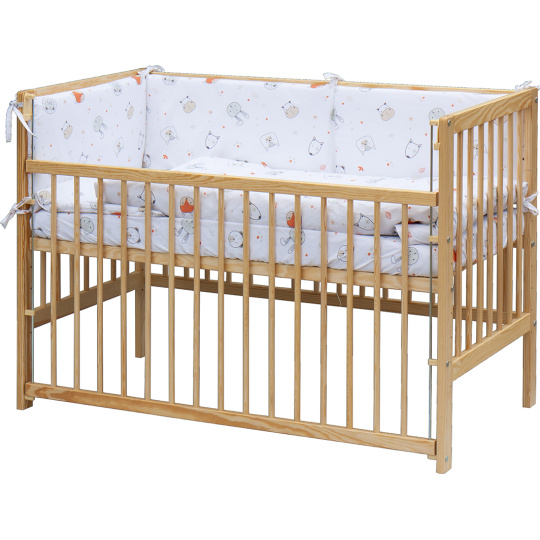 Scarlett Dětská postýlka s kompletní výbavou Scarlett 120 x 60 cm - Labra Scarlett Dětská postýlka s kompletní výbavou Scarlett 120 x 60 cm - Labra