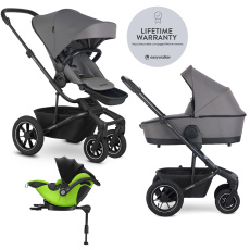 EASYWALKER Kočárek kombinovaný Harvey⁵ 2v1 Pebble Grey LITE AIR + KIDDY Evoluna i-size 2 + základna EASYWALKER Kočárek kombinovaný Harvey⁵ 2v1 Pebble Grey LITE AIR + KIDDY Evoluna i-size 2 + základna