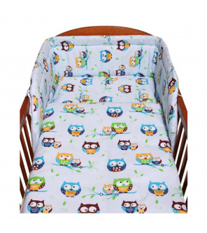 2-dílné ložní povlečení New Baby 90/120 cm modré se sovou 2-dílné ložní povlečení New Baby 90/120 cm modré se sovou