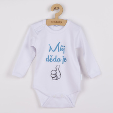 Body s potiskem New Baby Můj děda je jednička