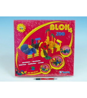 Stavebnice Blok 4 ZOO plast 235ks v krabici 35x33x10cm Stavebnice Blok 4 ZOO plast 235ks v krabici 35x33x10cm