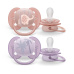 Philips AVENT Šidítko Ultrasoft Premium Zvířátko 0-6m dívka, 2 ks