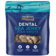 FISH4DOGS Pamlsky pro psy DENTAL SEA mořská ryba - uzlíky 100 g