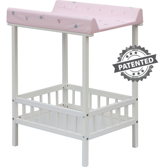 Scarlett Přebalovací pult Scarlett Pája - bílá - Slon - růžový Scarlett Přebalovací pult Scarlett Pája - bílá - Slon - růžový