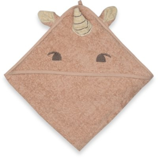 NUUROO Aki Kojenecká osuška s kapucí Rose Unicorn