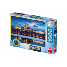 Puzzle Pražský hrad svítící ve tmě 1000 dílků 66x47cm v krabici 32x23x7cm Puzzle Pražský hrad svítící ve tmě 1000 dílků 66x47cm v krabici 32x23x7cm