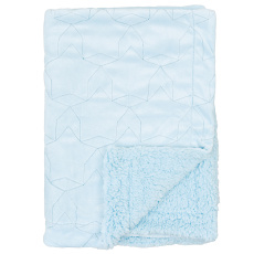 BIMBI DREAMS Deka s kožíškem hvězdy blue 80x110 cm BIMBI DREAMS Deka s kožíškem hvězdy blue 80x110 cm