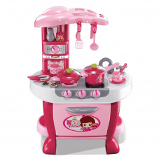 Velká dětská kuchyňka s dotykovým sensorem Baby Mix + příslušenství Velká dětská kuchyňka s dotykovým sensorem Baby Mix + příslušenství